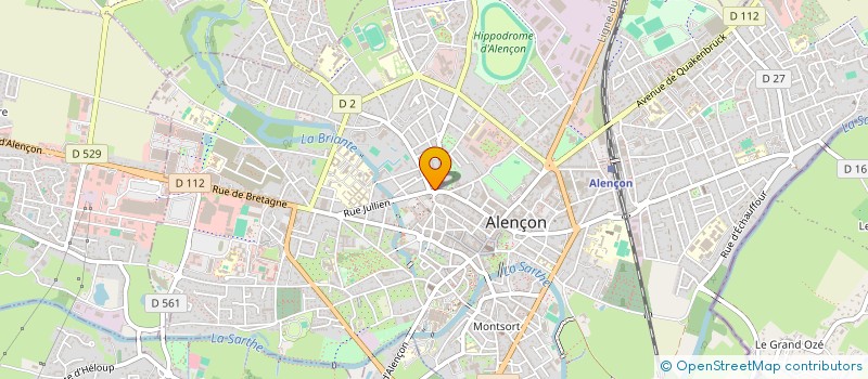 localisation de l'entreprise L'ATELIER à ALENCON