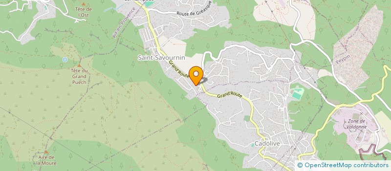 localisation de l'entreprise L'ATELIER  SAINT-SAVOURNIN