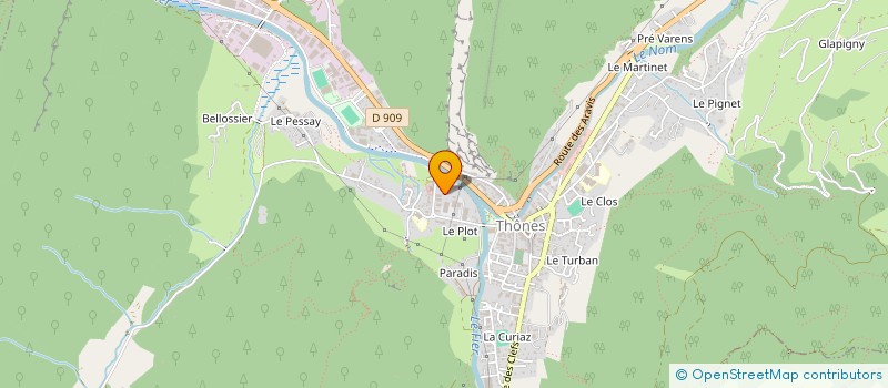 localisation de l'entreprise L' ATELIER à THONES