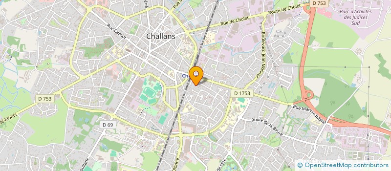 localisation de l'entreprise L ATELIER à CHALLANS