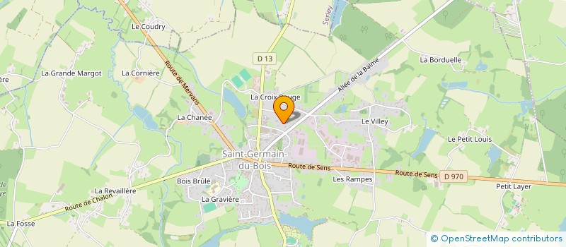 localisation de l'entreprise L'ATELIER à SAINT-GERMAIN-DU-BOIS