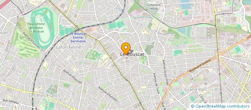 localisation de l'entreprise L'ATELIER à LE BOUSCAT