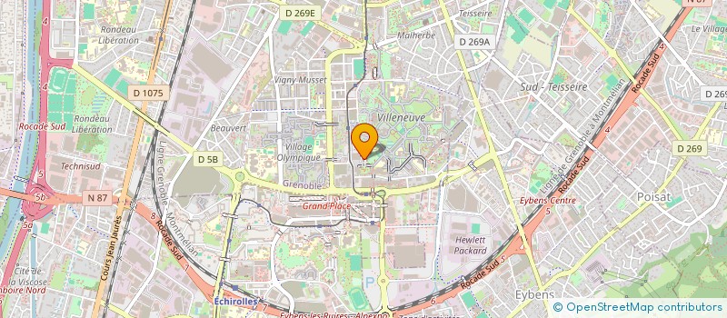 localisation de l'entreprise L ATELIER à GRENOBLE