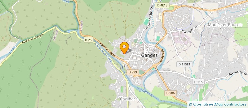 localisation de l'entreprise L'ATELIER à GANGES