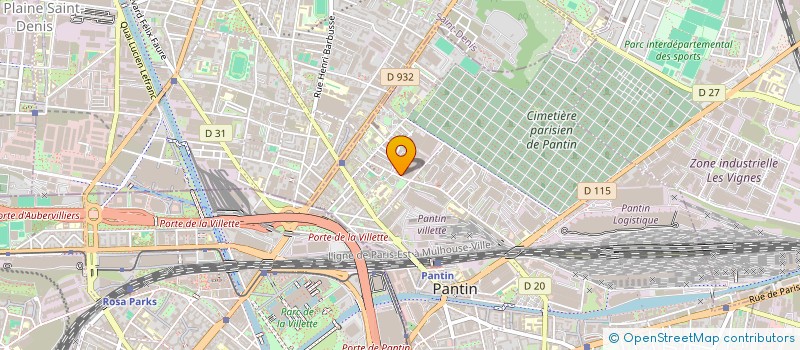 localisation de l'entreprise L'ATELIER  PANTIN