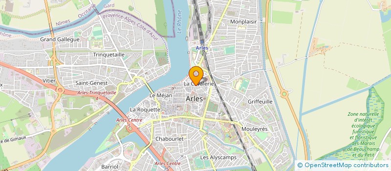 localisation de l'entreprise L'ATELIER 5 à ARLES