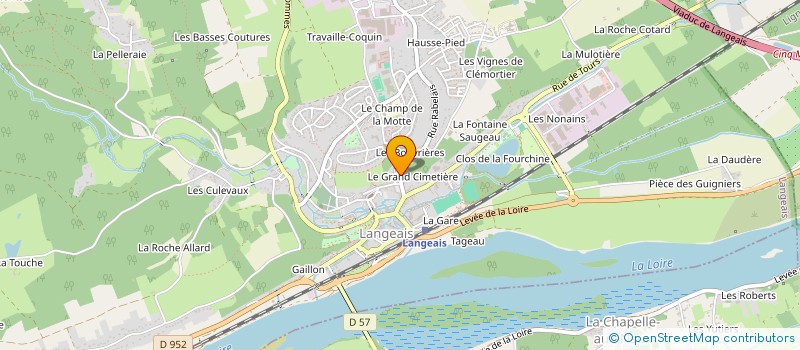 localisation de l'entreprise L'ATELIER à LANGEAIS