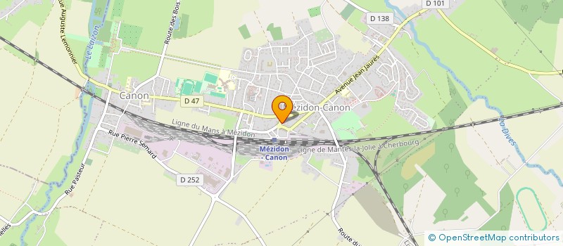 localisation de l'entreprise L'ATELIER  MEZIDON VALLEE D'AUGE