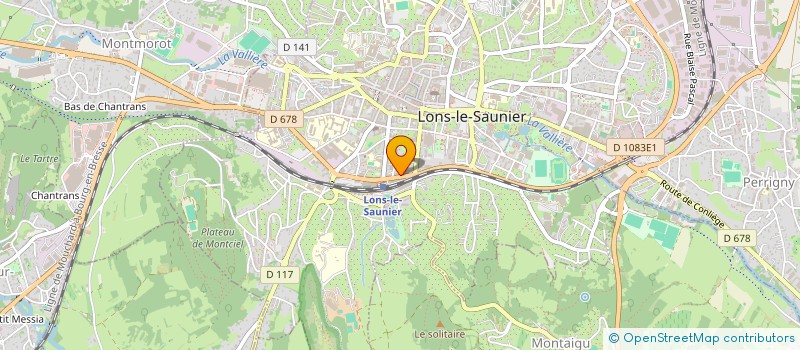 localisation de l'entreprise L'ATELIER à LONS-LE-SAUNIER
