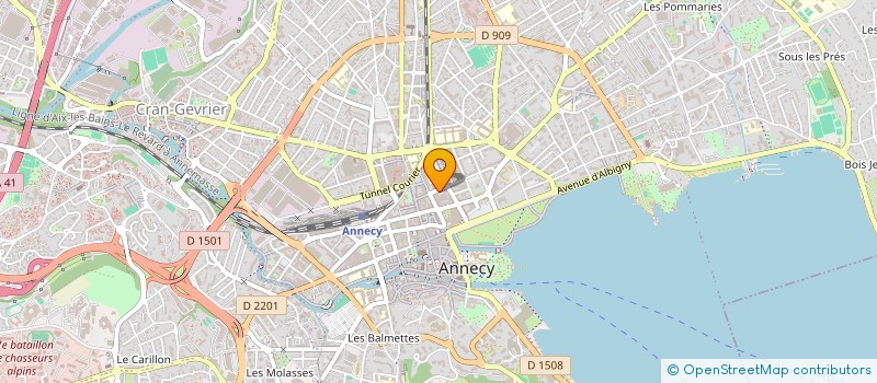 localisation de l'entreprise L'ATELIER  ANNECY