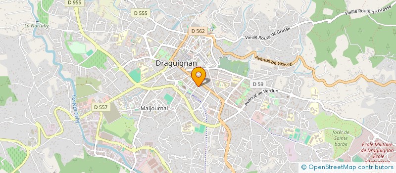 localisation de l'entreprise L'ATELIER à DRAGUIGNAN