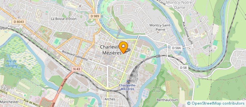 localisation de l'entreprise L'ATELIER  CHARLEVILLE-MEZIERES