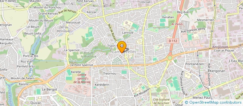 localisation de l'entreprise L ATELIER à BREST