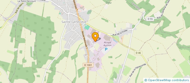 localisation de l'entreprise L'ATELIER 60  CHAMBLY