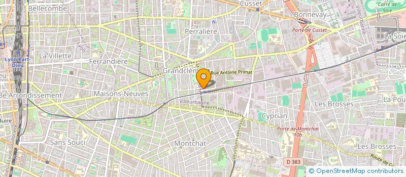 localisation de l'entreprise L'ATELIER 693  CALUIRE-ET-CUIRE