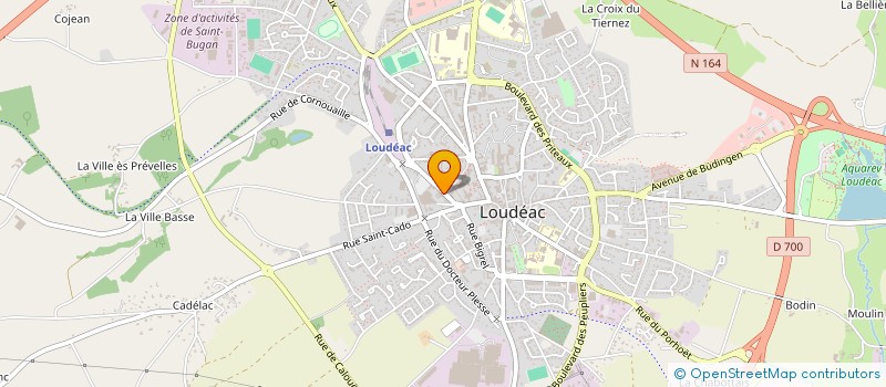 localisation de l'entreprise L'ATELIER à LOUDEAC