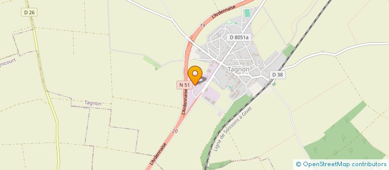 localisation de l'entreprise L'ATELIER 78  TAGNON