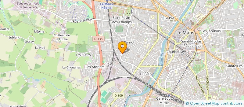 localisation de l'entreprise L'ATELIER  LE MANS