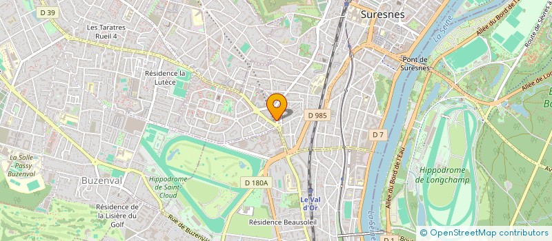 localisation de l'entreprise L'ATELIER à SURESNES
