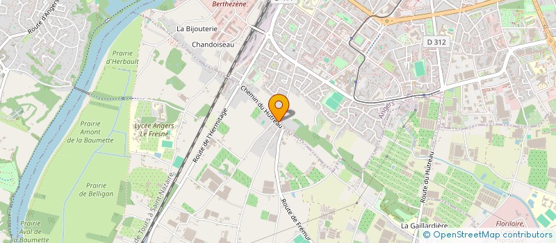 localisation de l'entreprise L'ATELIER  ANGERS