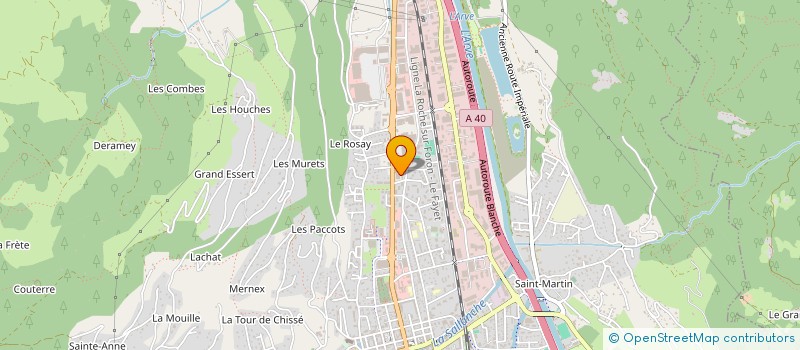 localisation de l'entreprise L'ATELIER à SALLANCHES