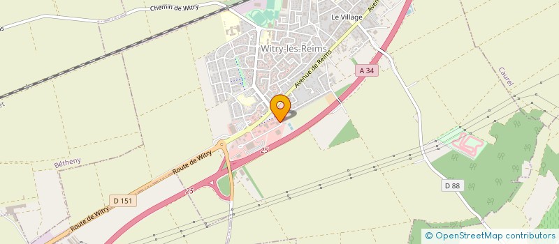 localisation de l'entreprise L'ATELIER à WITRY-LES-REIMS
