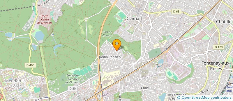 localisation de l'entreprise L'ATELIER à CLAMART