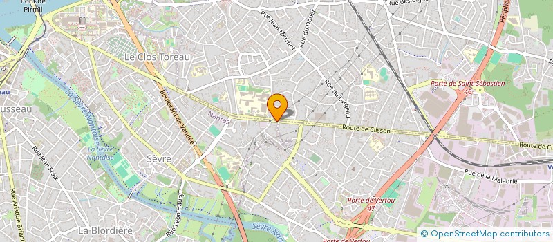 localisation de l'entreprise L'ATELIER à NANTES