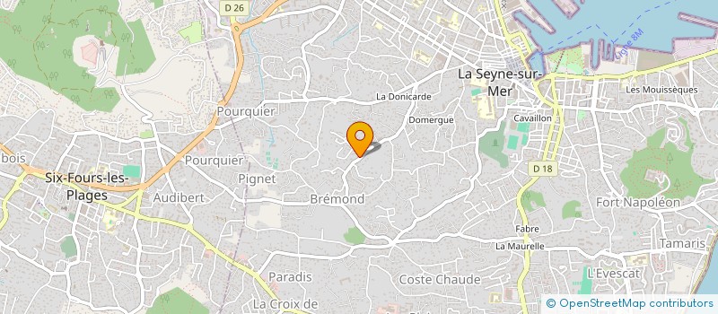localisation de l'entreprise L'ATELIER à LA SEYNE-SUR-MER