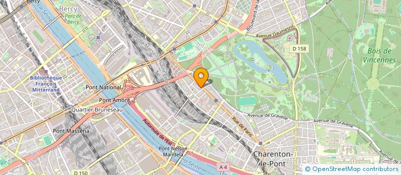 localisation de l'entreprise L'ATELIER  CHARENTON-LE-PONT