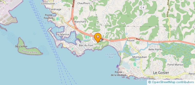 localisation de l'entreprise L'ATELIER à LE GOSIER
