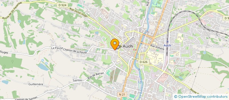 localisation de l'entreprise L'ATELIER à AUCH