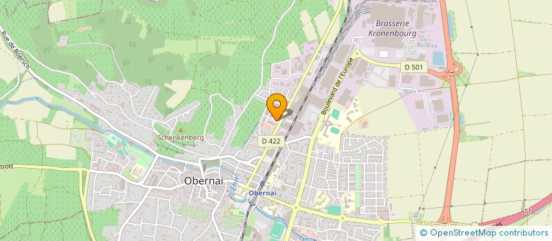 localisation de l'entreprise L'ATELIER  OBERNAI