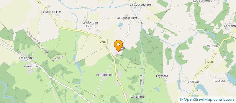 localisation de l'entreprise L'ATELIER à SAINT-JUNIEN-LES-COMBES