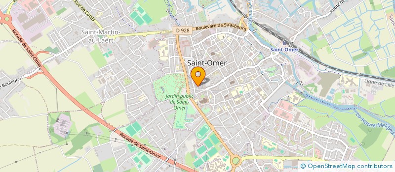 localisation de l'entreprise L'ATELIER  SAINT-OMER