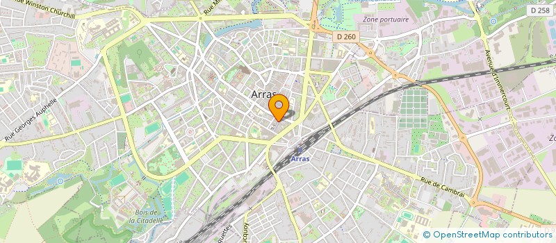 localisation de l'entreprise L'ATELIER à ARRAS