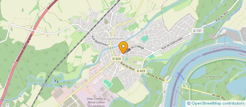 localisation de l'entreprise L'ATELIER  DRUSENHEIM