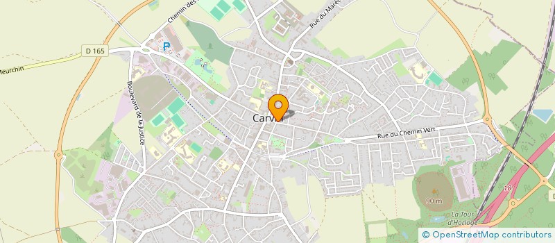 localisation de l'entreprise L'ATELIER à CARVIN