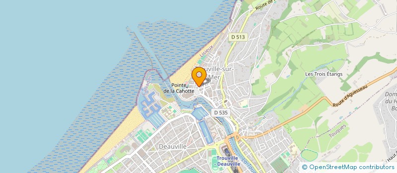 localisation de l'entreprise L'ATELIER à TROUVILLE-SUR-MER