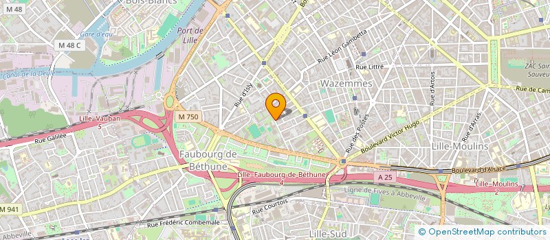 localisation de l'entreprise L'ATELIER à LILLE