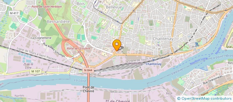 localisation de l'entreprise L'ATELIER à NANTES