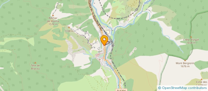 localisation de l'entreprise L'ATELIER  TENDE