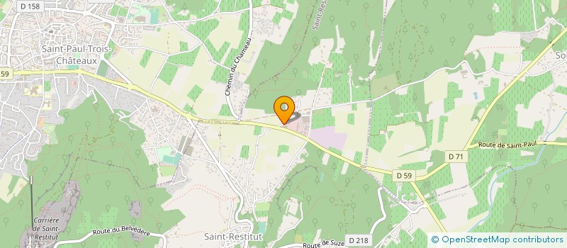 localisation de l'entreprise L'ATELIER  SAINT-RESTITUT