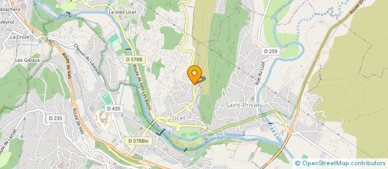 localisation de l'entreprise L'ATELIER  UCEL