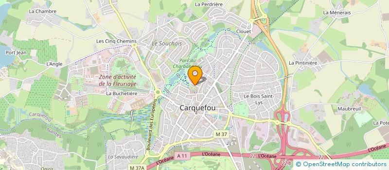 localisation de l'entreprise L'ATELIER à CARQUEFOU