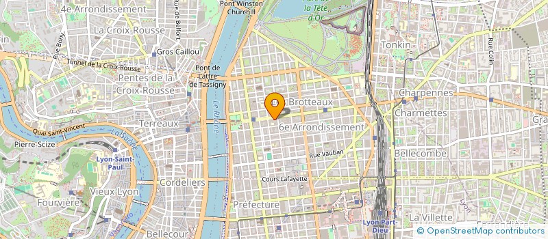 localisation de l'entreprise L'ATELIER à LYON