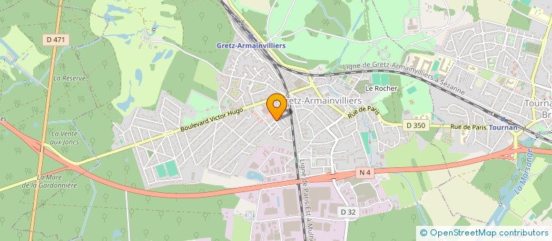 localisation de l'entreprise L'ATELIER à GRETZ-ARMAINVILLIERS