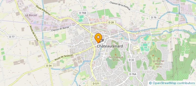 localisation de l'entreprise L'ATELIER à CHATEAURENARD