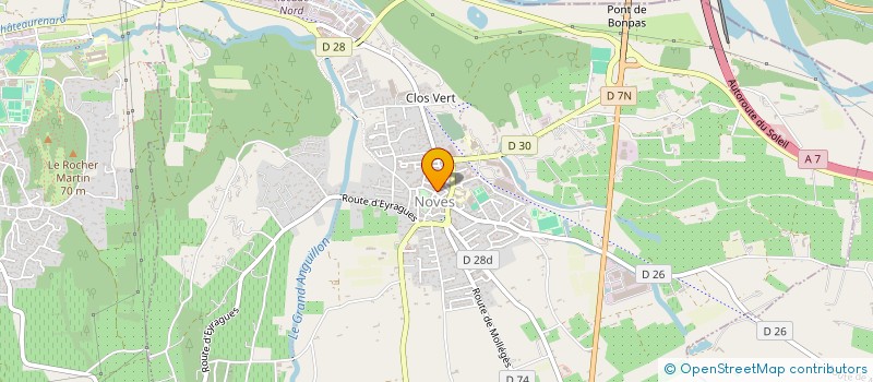 localisation de l'entreprise L'ATELIER  NOVES