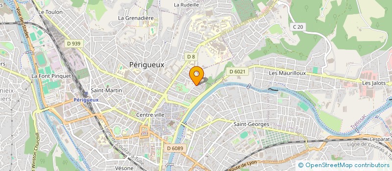 localisation de l'entreprise L'ATELIER à PERIGUEUX